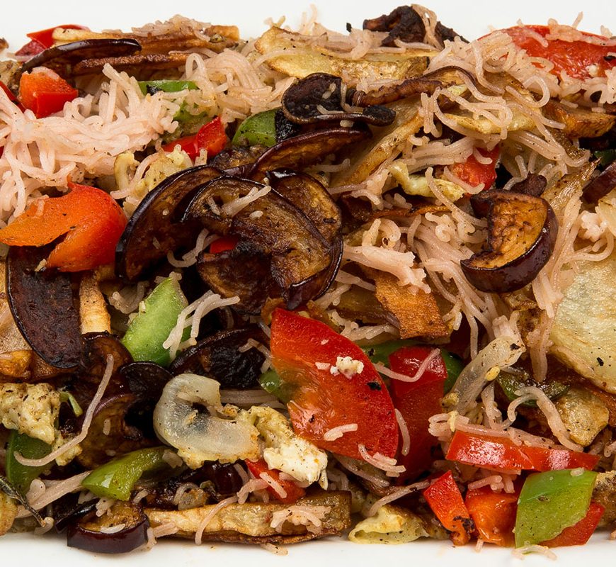 Vegetarian String Hoppers Kothu