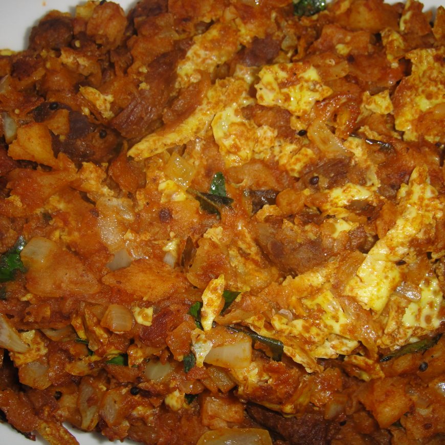 Vegetarian Kothu Rotti